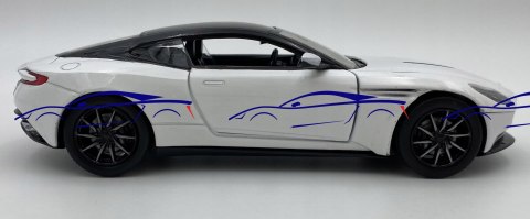 Aston Martin DB11 white 1:24 model Motormax 79345 Aston Martin DB11 white 1:24 model Motormax 79345