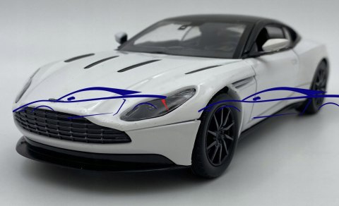 Aston Martin DB11 white 1:24 model Motormax 79345 Aston Martin DB11 white 1:24 model Motormax 79345