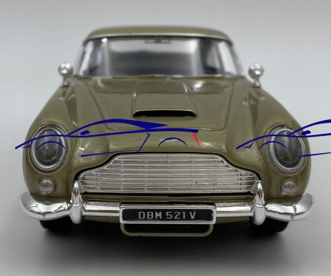 Aston Martin DB5 1:24 model Motormax 79375 Aston Martin DB5 1:24 model Motormax 79375