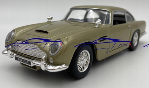 Aston Martin DB5 1:24 model Motormax 79375 Aston Martin DB5 1:24 model Motormax 79375