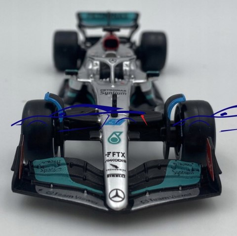 Bolid F1 MERCEDES W13 E #63 Russell Bburago 1:43 Bolid F1 MERCEDES W13 E #63 Russell Bburago 1:43