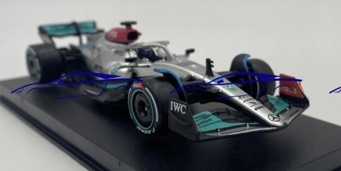Bolid F1 Mercedes W13 63 Russell KASK BBurago 1:43 Bolid F1 Mercedes W13 63 Russell KASK BBurago 1:43
