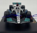 Bolid F1 Mercedes W13 63 Russell KASK BBurago 1:43