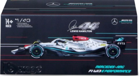 Bolid F1 Mercedes W13 Hamilton KASK BBurago 1:43 Bolid F1 Mercedes W13 Hamilton KASK BBurago 1:43