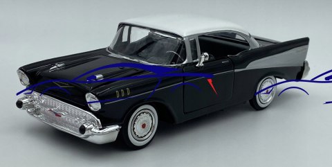 Chevrolet Bel Air 1957 1:24 black Motormax 73228 Chevrolet Bel Air 1957 1:24 black Motormax 73228
