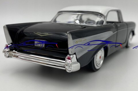Chevrolet Bel Air 1957 1:24 black Motormax 73228 Chevrolet Bel Air 1957 1:24 black Motormax 73228