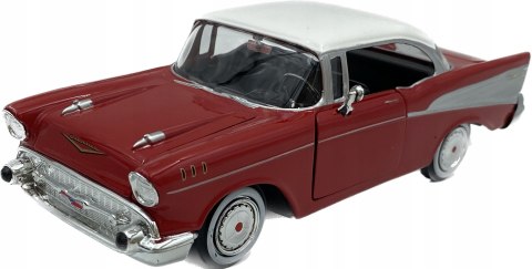 Chevrolet Bel Air 1957 1:24 red Motormax 73228 Chevrolet Bel Air 1957 1:24 red Motormax 73228