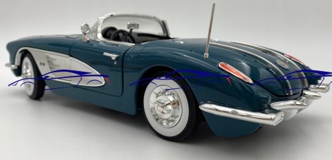 Chevrolet CORVETTE 1958 1:18 model Motormax 73109 Chevrolet CORVETTE 1958 1:18 model Motormax 73109