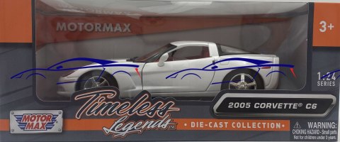 Chevrolet Corvette C6 2005 1:24 Motormax 73270 Chevrolet Corvette C6 2005 1:24 Motormax 73270