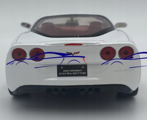 Chevrolet Corvette C6 2005 1:24 Motormax 73270 Chevrolet Corvette C6 2005 1:24 Motormax 73270