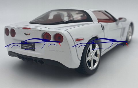 Chevrolet Corvette C6 2005 1:24 Motormax 73270 Chevrolet Corvette C6 2005 1:24 Motormax 73270