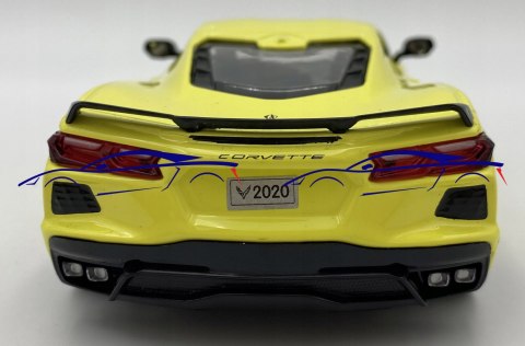 Chevrolet Corvette C8 2020 1:24 Motormax 79360 Chevrolet Corvette C8 2020 1:24 Motormax 79360