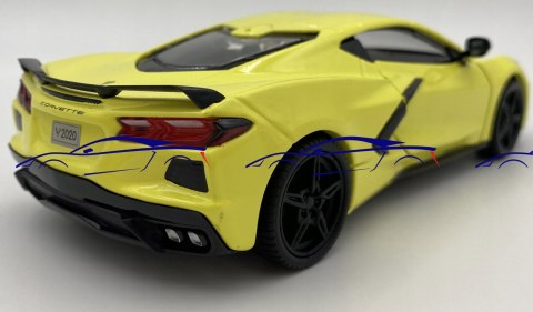 Chevrolet Corvette C8 2020 1:24 Motormax 79360 Chevrolet Corvette C8 2020 1:24 Motormax 79360
