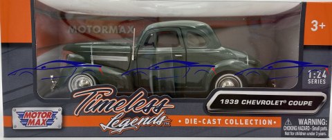 Chevrolet Coupe 1939 green 1:24 Motormax 73247 Chevrolet Coupe 1939 green 1:24 Motormax 73247