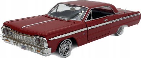 Chevrolet Impala red 1964 1:24 Motormax 73259 Chevrolet Impala red 1964 1:24 Motormax 73259