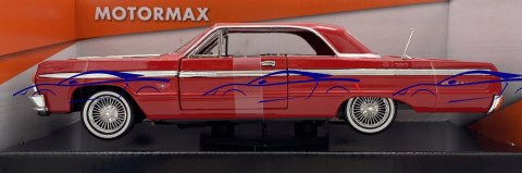 Chevrolet Impala red 1964 1:24 Motormax 73259 Chevrolet Impala red 1964 1:24 Motormax 73259