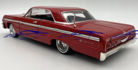 Chevrolet Impala red 1964 1:24 Motormax 73259 Chevrolet Impala red 1964 1:24 Motormax 73259