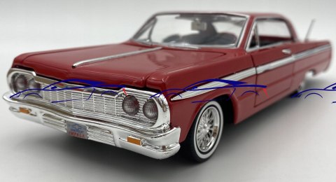 Chevrolet Impala red 1964 1:24 Motormax 73259 Chevrolet Impala red 1964 1:24 Motormax 73259
