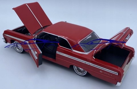 Chevrolet Impala red 1964 1:24 Motormax 73259 Chevrolet Impala red 1964 1:24 Motormax 73259