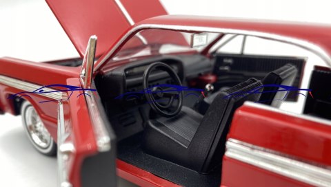 Chevrolet Impala red 1964 1:24 Motormax 73259 Chevrolet Impala red 1964 1:24 Motormax 73259
