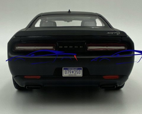DODGE Challenger SRT Hellcat 1:24 Motormax 79350 DODGE Challenger SRT Hellcat 1:24 Motormax 79350