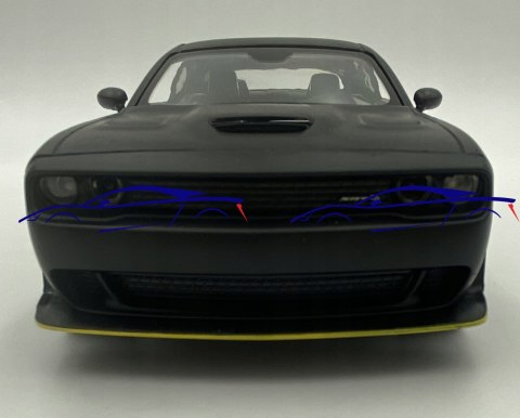 DODGE Challenger SRT Hellcat 1:24 Motormax 79350 DODGE Challenger SRT Hellcat 1:24 Motormax 79350