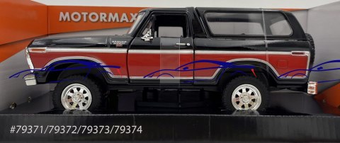 Ford Bronco (hard top) 1978 1:24 Motormax 79371 Ford Bronco (hard top) 1978 1:24 Motormax 79371