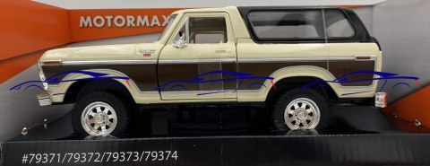 Ford Bronco (hard top) 1978 1:24 Motormax 79371 Ford Bronco (hard top) 1978 1:24 Motormax 79371