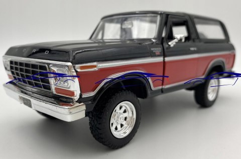 Ford Bronco (hard top) 1978 1:24 Motormax 79371 Ford Bronco (hard top) 1978 1:24 Motormax 79371