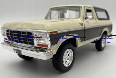 Ford Bronco (hard top) 1978 1:24 Motormax 79371 Ford Bronco (hard top) 1978 1:24 Motormax 79371