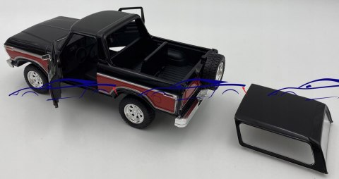 Ford Bronco (hard top) 1978 1:24 Motormax 79371 Ford Bronco (hard top) 1978 1:24 Motormax 79371