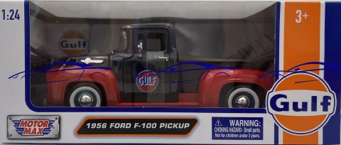 Ford F-100 PICKUP 1956 GULF 1:24 Motormax 79647 Ford F-100 PICKUP 1956 GULF 1:24 Motormax 79647
