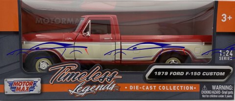 Ford F-150 Custom Pickup 1979 1:24 Motormax 79346 Ford F-150 Custom Pickup 1979 1:24 Motormax 79346