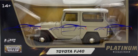 Toyota FJ 40 Hard Top 1:24 beige Motormax 79323 Toyota FJ 40 Hard Top 1:24 beige Motormax 79323