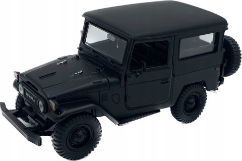 Toyota FJ 40 Hard Top 1:24 black Motormax 79323 Toyota FJ 40 Hard Top 1:24 black Motormax 79323