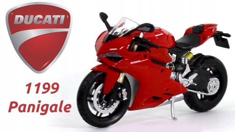 DUCATI Panigale 1199 motocykl model 1:12 Maisto DUCATI Panigale 1199 motocykl model 1:12 Maisto