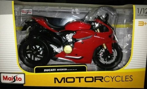 DUCATI Panigale 1199 motocykl model 1:12 Maisto DUCATI Panigale 1199 motocykl model 1:12 Maisto