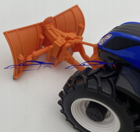 Ciągnik New Holland T7 z pługiem 1:32 BBURAGO