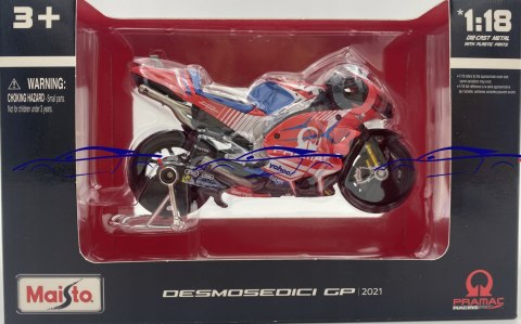 DUCATI Pramac MotoGP #5 Johann Zarco 1:18 Maisto DUCATI Pramac MotoGP #5 Johann Zarco 1:18 Maisto