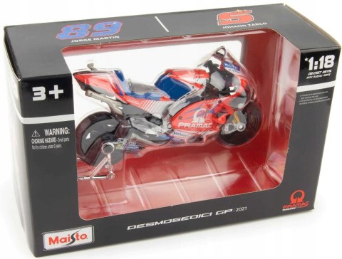 DUCATI Pramac MotoGP #5 Johann Zarco 1:18 Maisto DUCATI Pramac MotoGP #5 Johann Zarco 1:18 Maisto