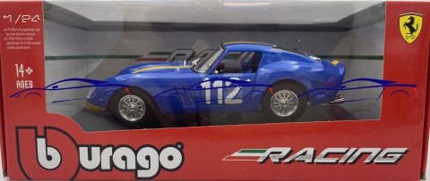 FERRARI 250 GTO #112 blue Bburago 26305 1:24 FERRARI 250 GTO #112 blue Bburago 26305 1:24
