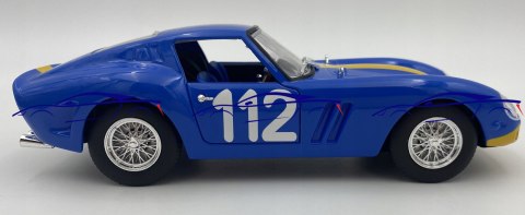 FERRARI 250 GTO #112 blue Bburago 26305 1:24 FERRARI 250 GTO #112 blue Bburago 26305 1:24