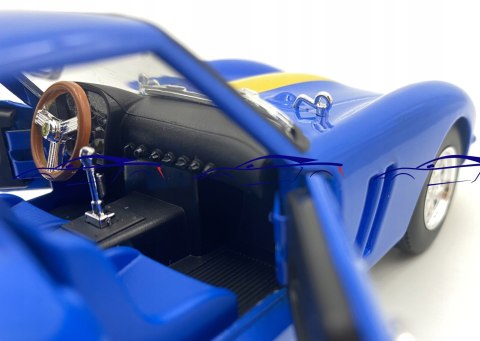 FERRARI 250 GTO #112 blue Bburago 26305 1:24 FERRARI 250 GTO #112 blue Bburago 26305 1:24