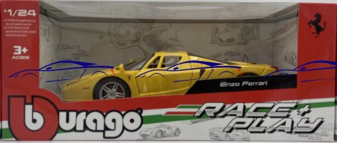 FERRARI ENZO yellow model Bburago 26006 1:24 FERRARI ENZO yellow model Bburago 26006 1:24