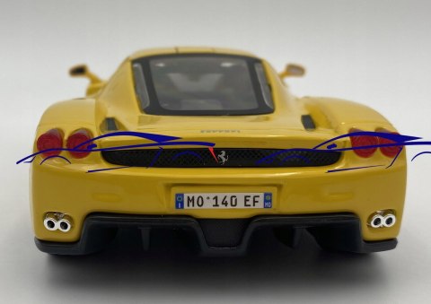 FERRARI ENZO yellow model Bburago 26006 1:24 FERRARI ENZO yellow model Bburago 26006 1:24