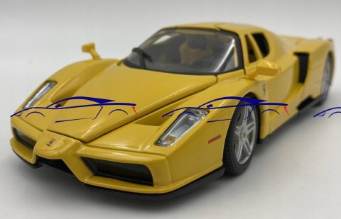 FERRARI ENZO yellow model Bburago 26006 1:24 FERRARI ENZO yellow model Bburago 26006 1:24