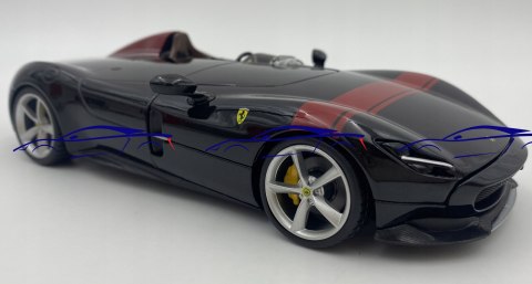 FERRARI Monza SP1 black/red model Bburago 26027 FERRARI Monza SP1 black/red model Bburago 26027