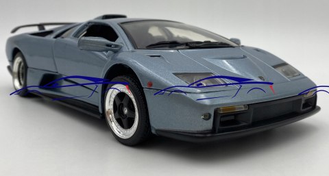 Lamborghini Diablo GT 1:18 blue Motormax 73168 Lamborghini Diablo GT 1:18 blue Motormax 73168