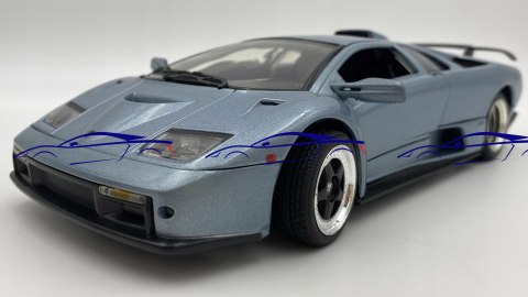 Lamborghini Diablo GT 1:18 blue Motormax 73168 Lamborghini Diablo GT 1:18 blue Motormax 73168
