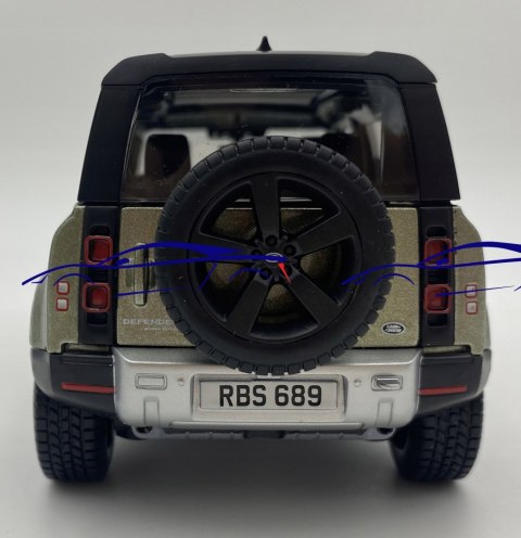 Land Rover Defender 2022 1:24 green Bburago 21101 Land Rover Defender 2022 1:24 green Bburago 21101